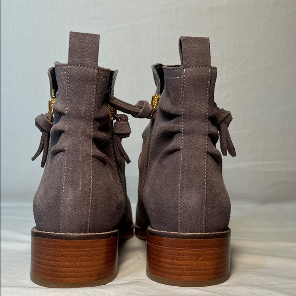 Cole Haan Gray Suede Ankle Boots Sz. 11B - Picture 12 of 13